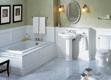 Bathroom plumbing service