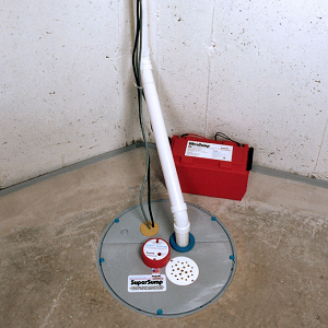 sump pump installation